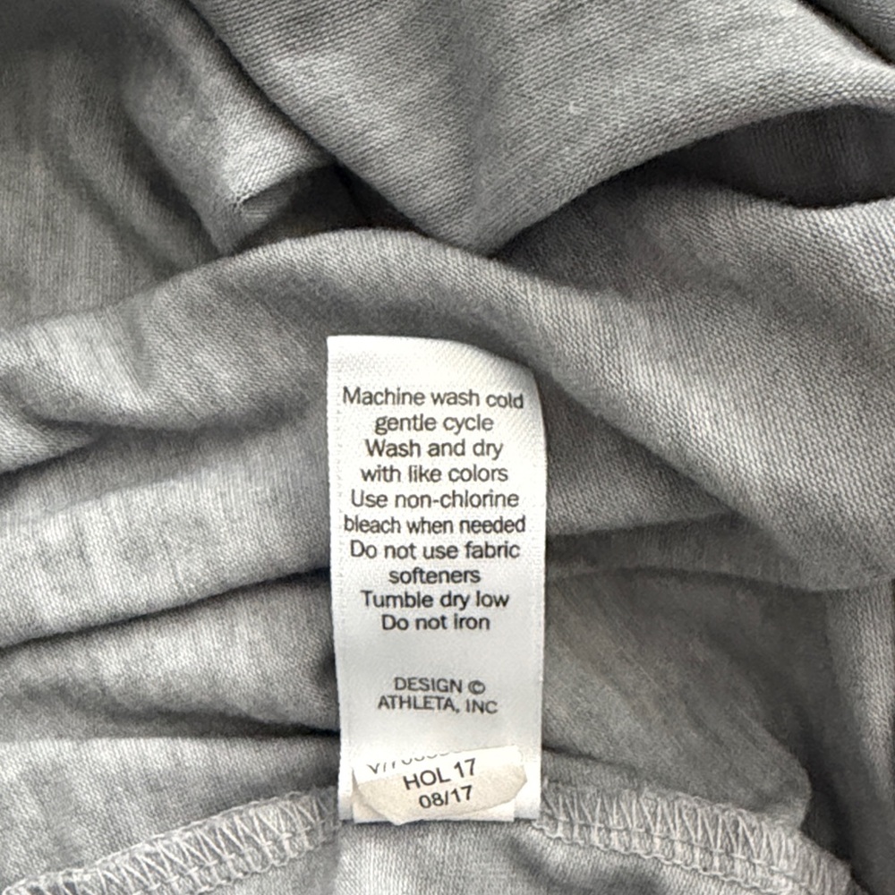 Athleta Light Gray Racerback Tank Top - Picture 6 of 6